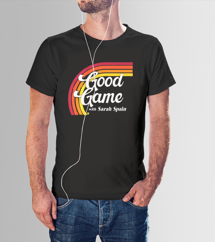 Good Game With Sarah Spain Vintage Rainbow T-Shirt
