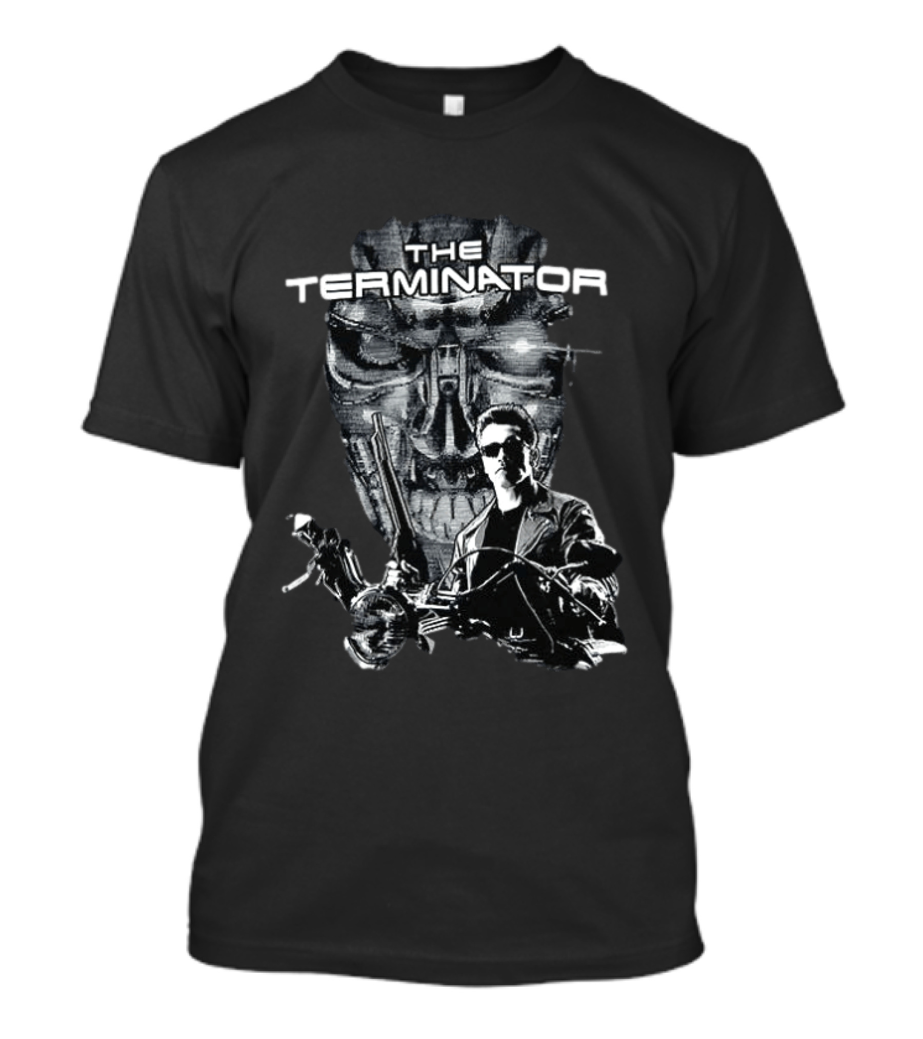 The Terminator Motorcycle Iconic Cyborg T-Shirt
