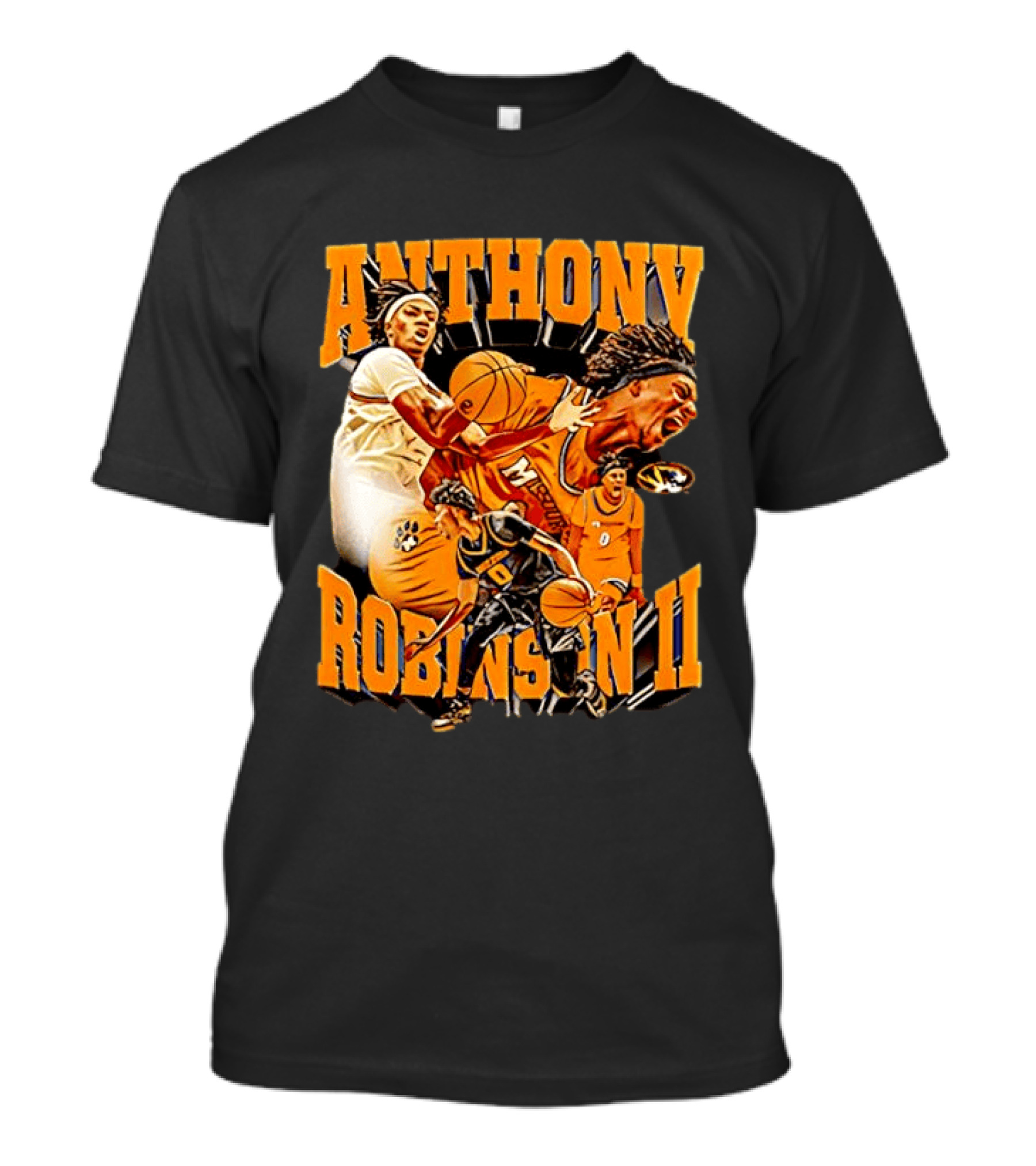 Anthony Robinson II Mizzou Tigers Basketball Player Iconic Moment T-Shirt