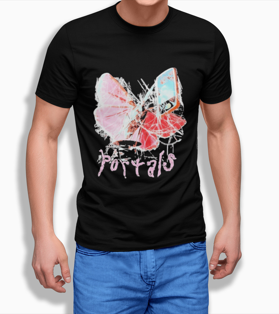 Melanie Martinez Portals Spiderweb Butterfly Phone T-Shirt
