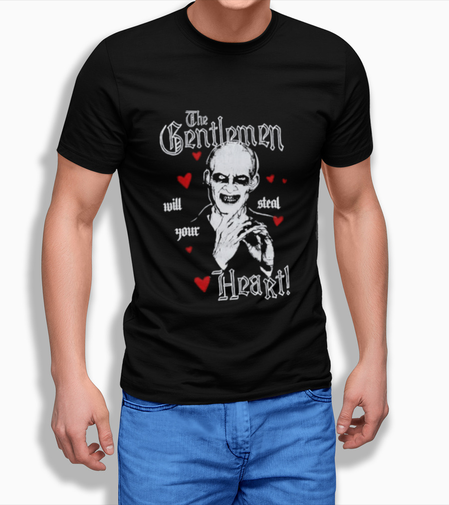 The Gentlemen Vampire Will Steal Your Heart T-Shirt