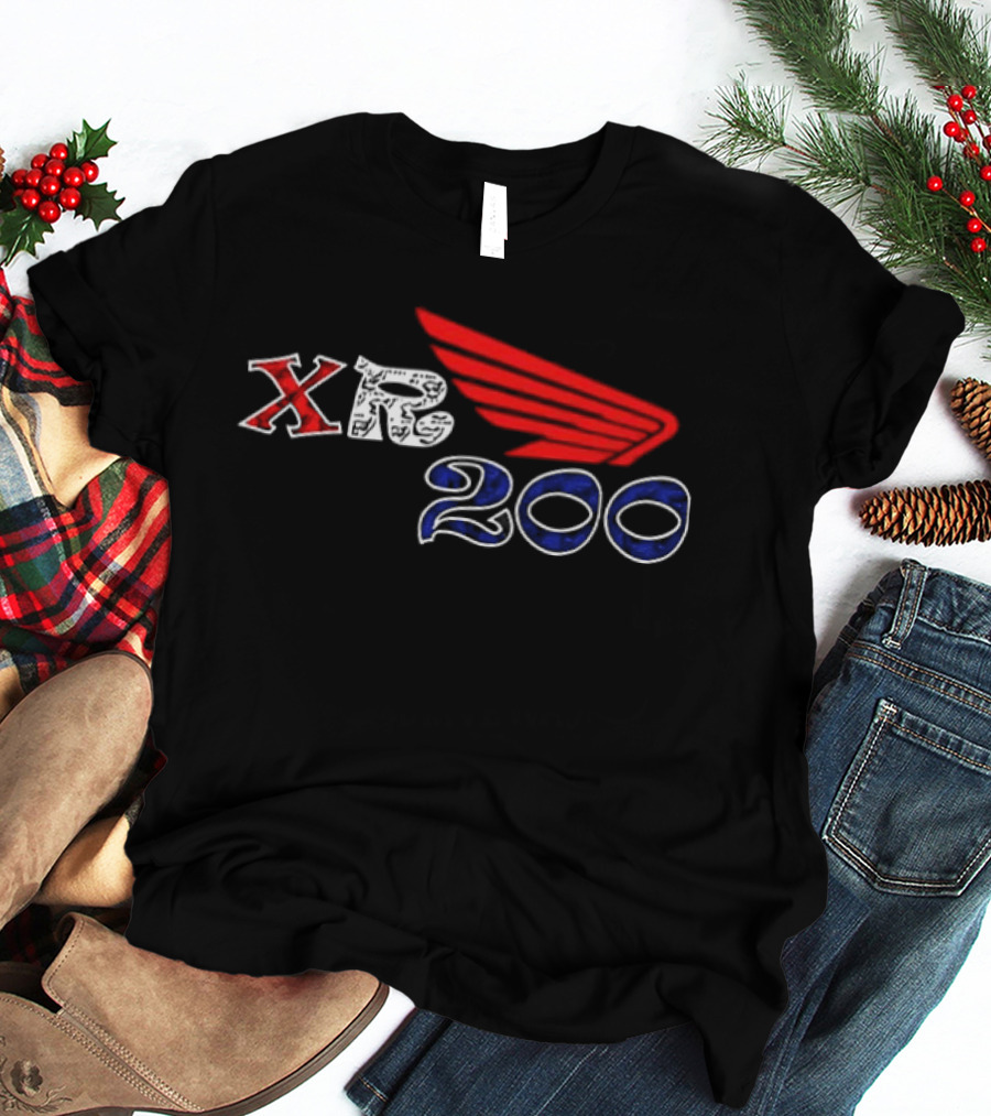 Honda XR200 Red Wing Motocross Racing T-Shirt