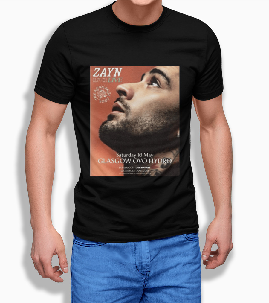 Zayn Live The Konnakol Tour 2026 Glasgow OVO Hydro Saturday 16 May T-Shirt