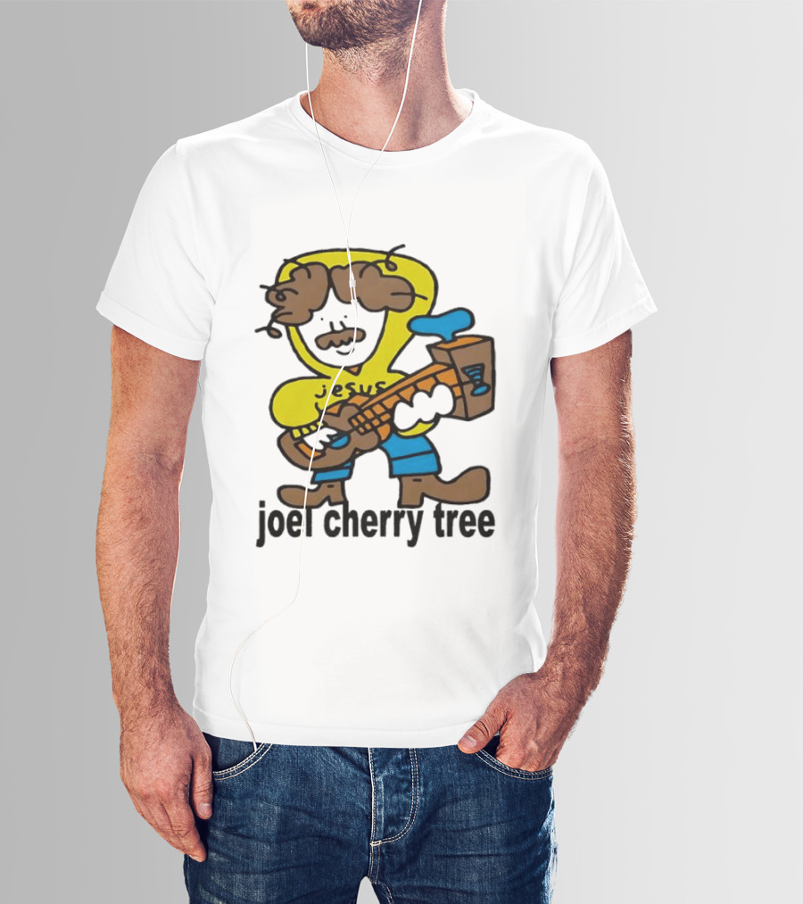 Jesus Joel Cherry Tree Guitar T-Shirt