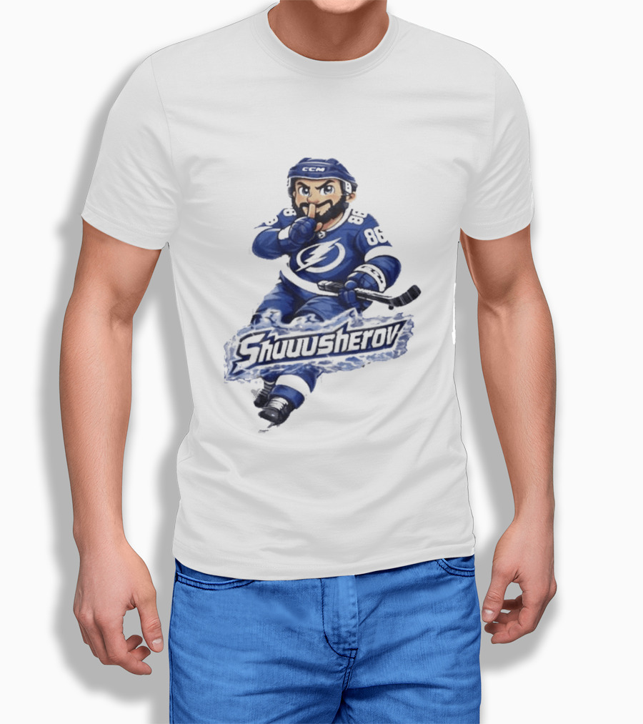 Tampa Bay Lightning Nikita Kucherov Shuuusherov Hockey Player T-Shirt