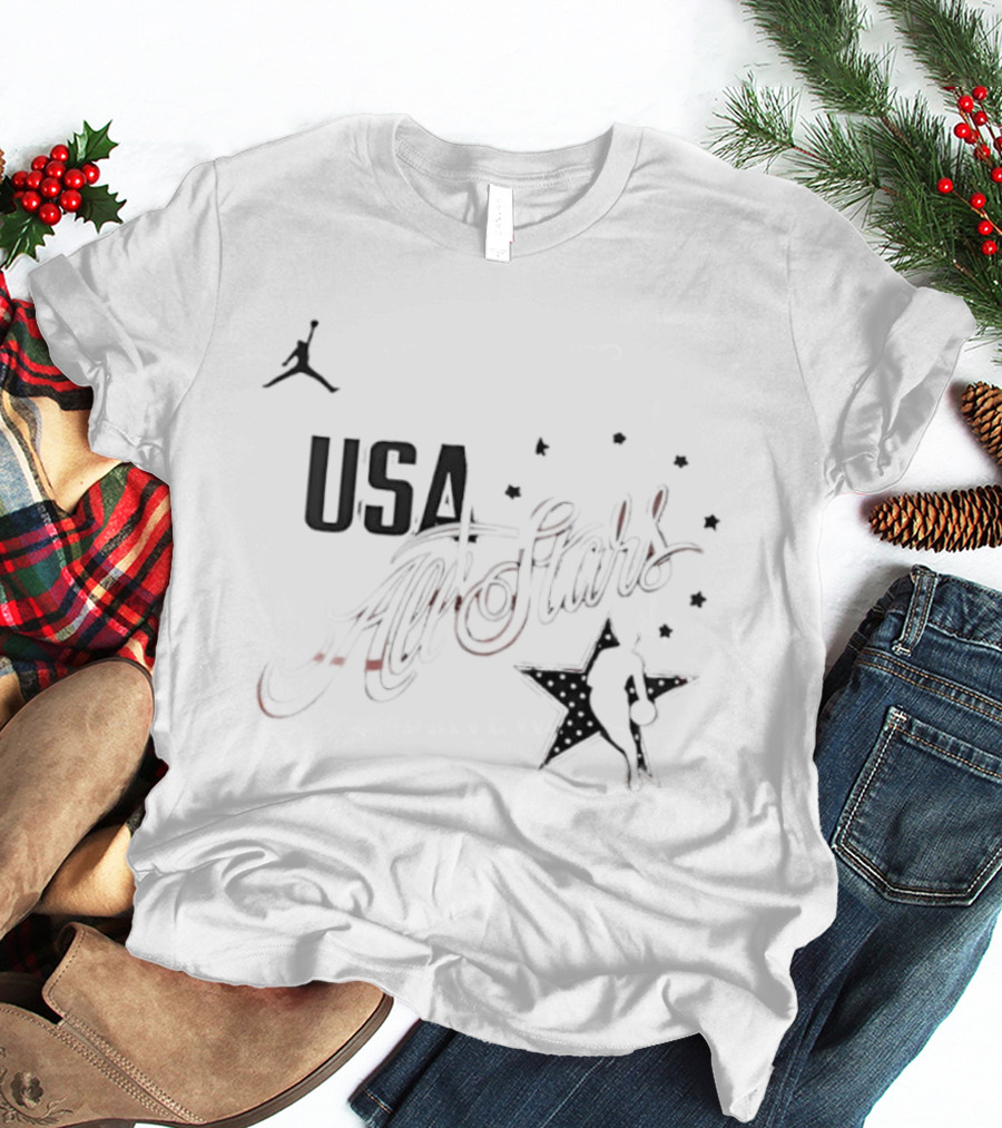 USA All Stars 2026 Basketball Jumpman Stars T-Shirt