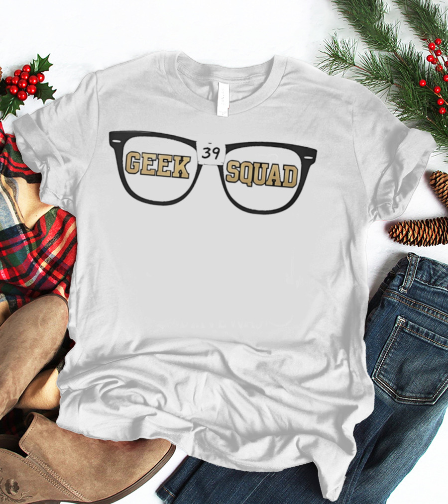 David Pastrnak Geek Squad Glasses 39 T-Shirt