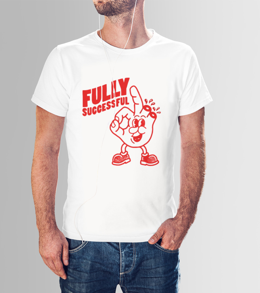 NPS Fully Successful Hand OK Gesture Cartoon T-Shirt