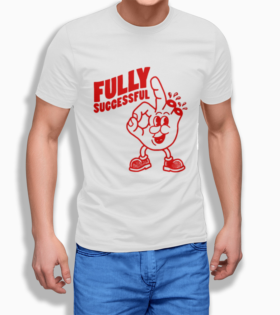 NPS Fully Successful Hand OK Gesture Cartoon T-Shirt