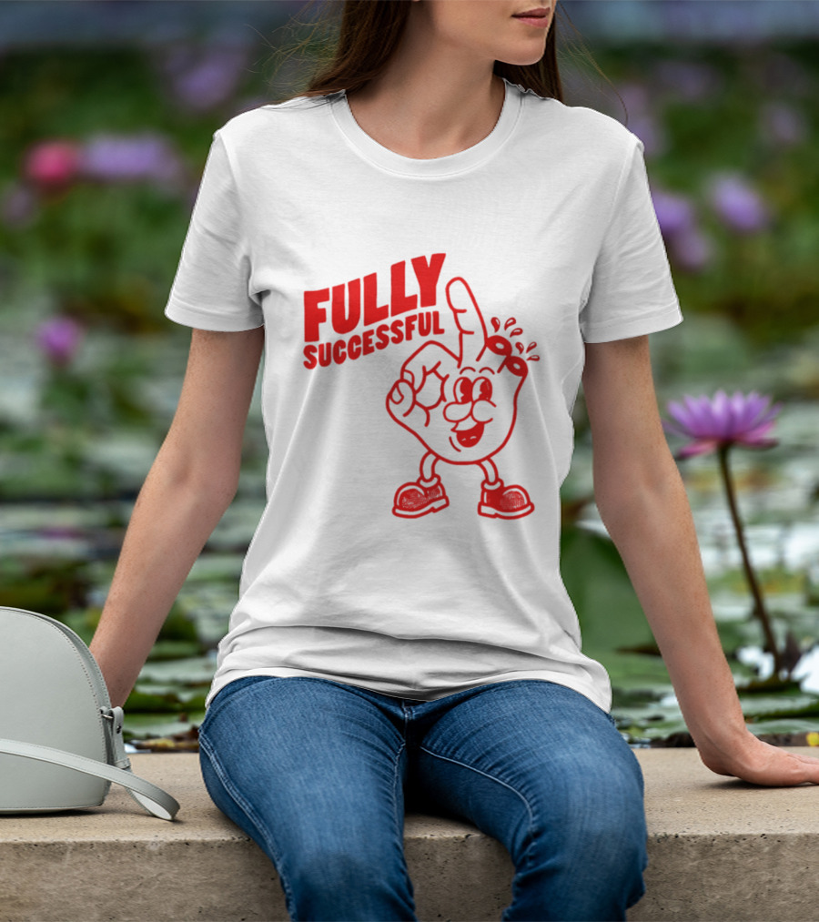 NPS Fully Successful Hand OK Gesture Cartoon T-Shirt