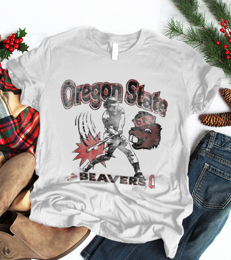 Oregon State Beavers OSU Baseball Player T-Shirt