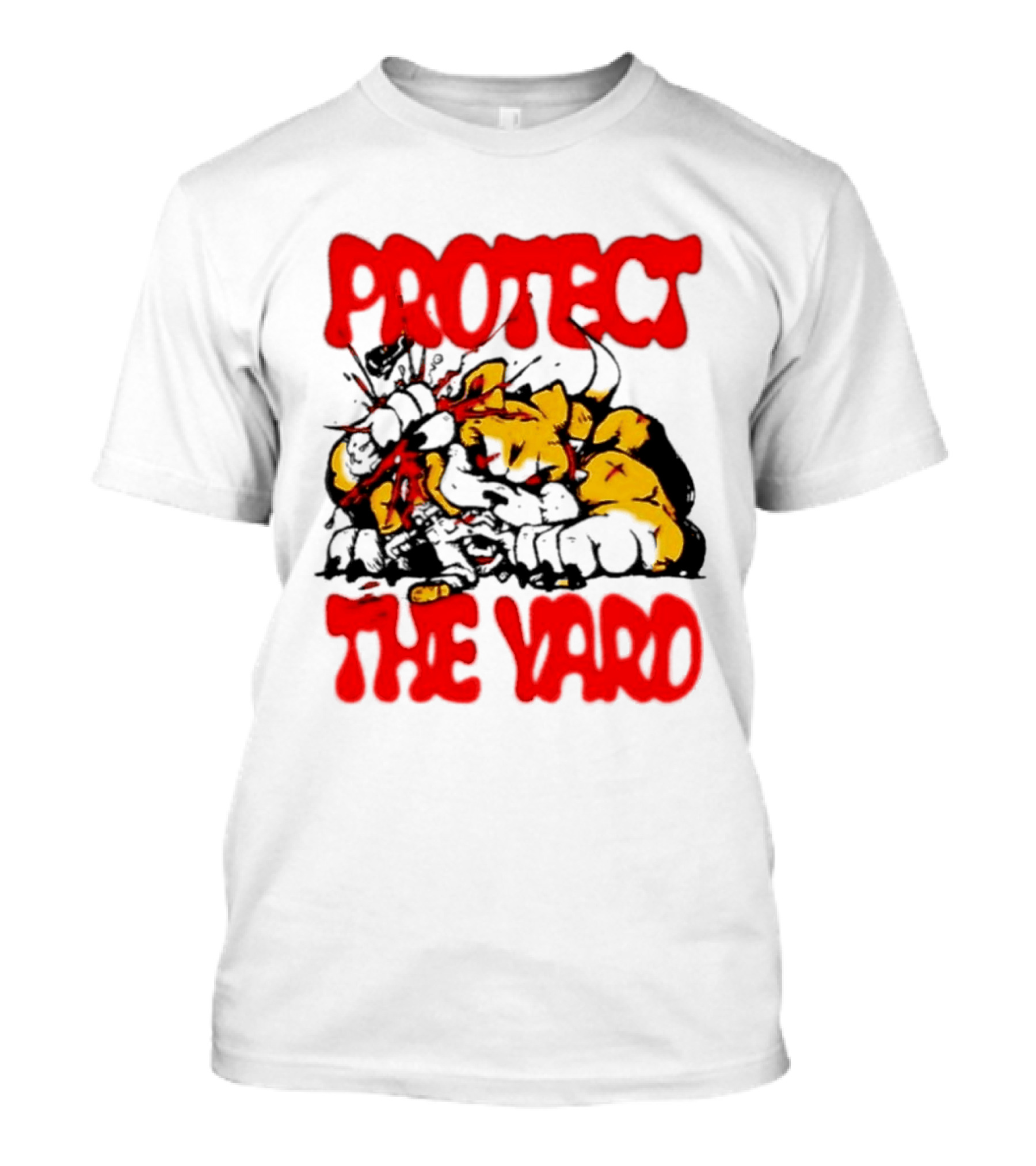 Protect The Yard Aggressive Dog Fighting T-Shirt