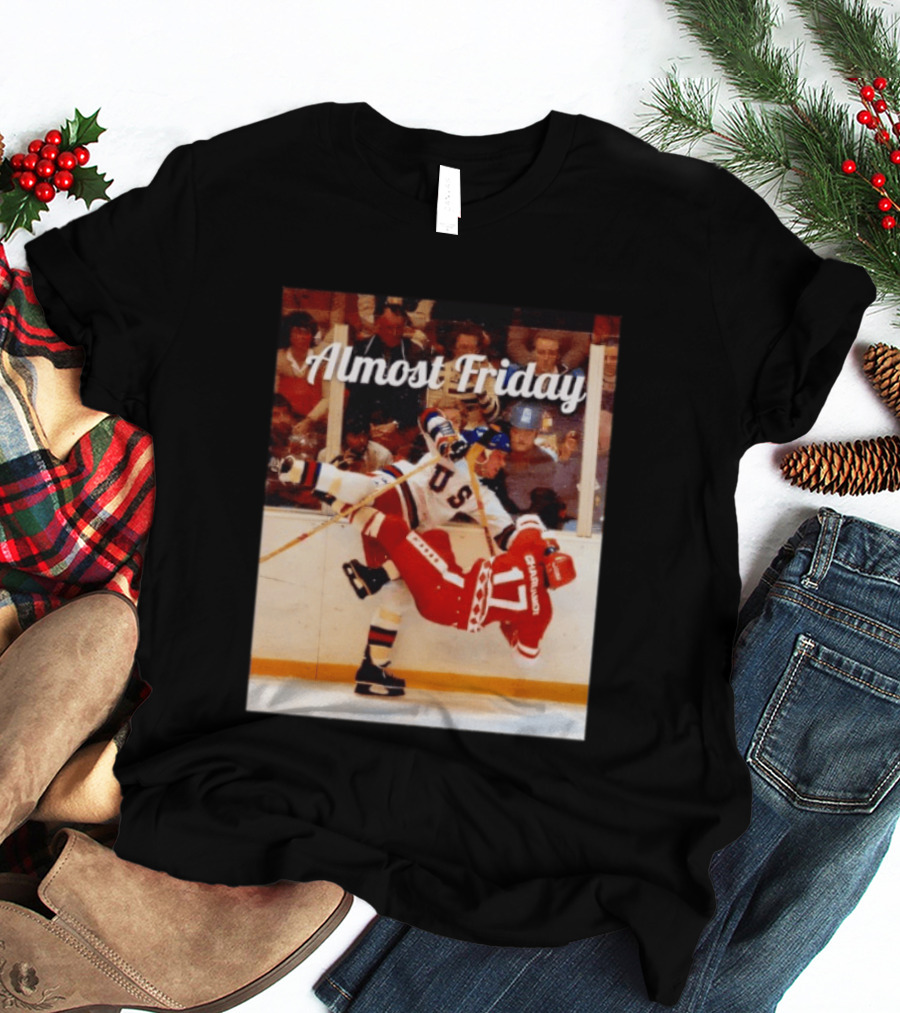 Almost Friday USA Hockey Miracle Hit T-Shirt