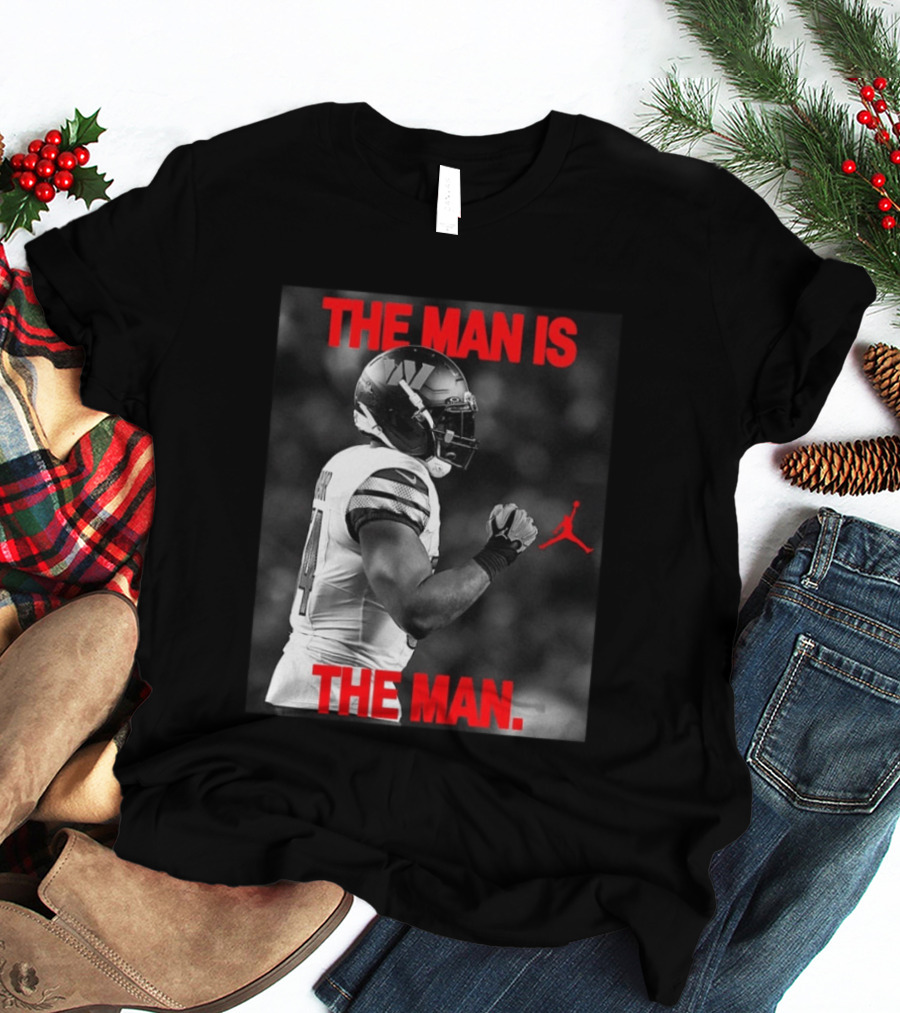 Bobby Wagner Washington Commanders The Man Is The Man Jordan Collaboration T-Shirt
