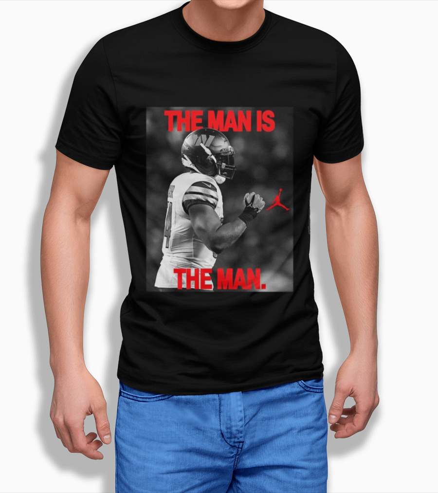 Bobby Wagner Washington Commanders The Man Is The Man Jordan Collaboration T-Shirt