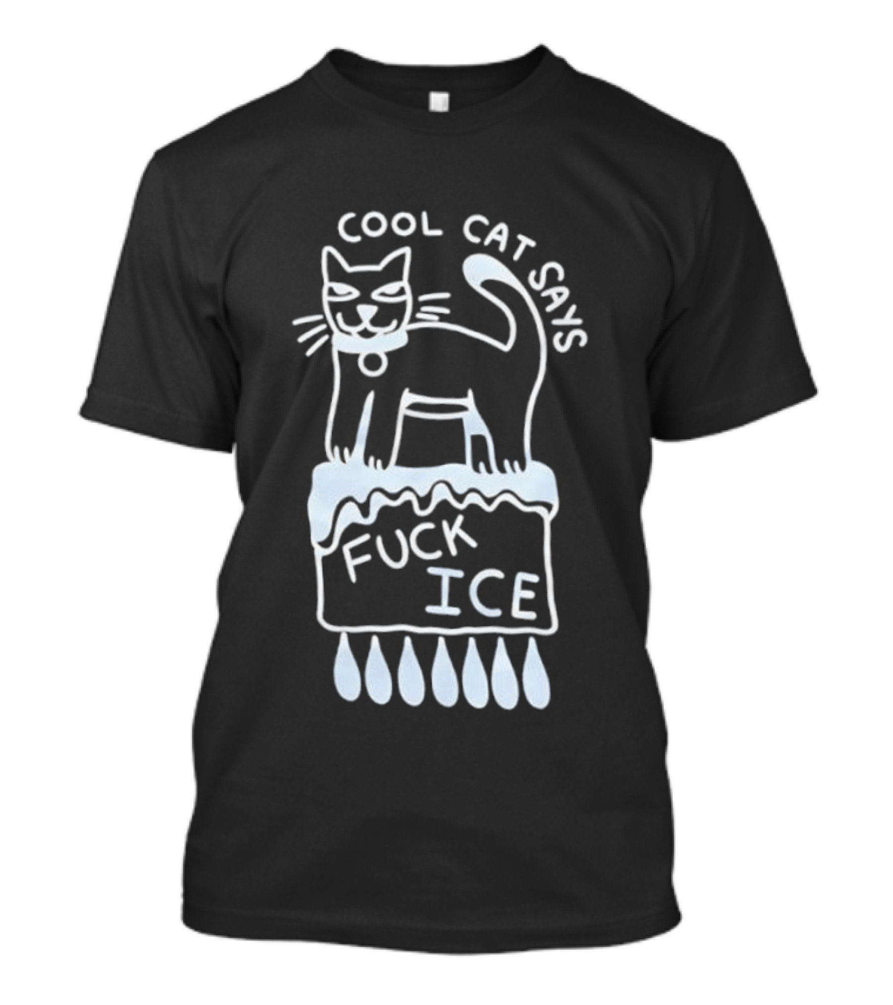 Cool Cat Says Fuck Ice T-Shirt