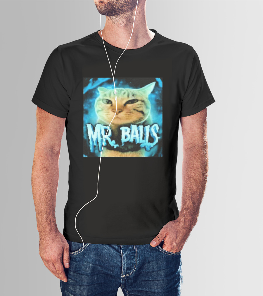 Mr Balls Cat T-Shirt