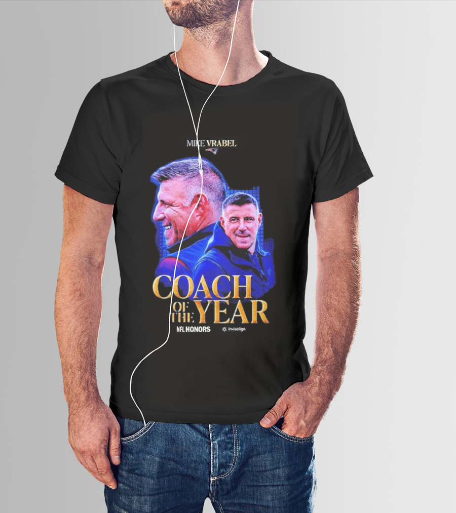 Congrats Mike Vrabel NFL Coach Of The Year 2026 T-Shirt