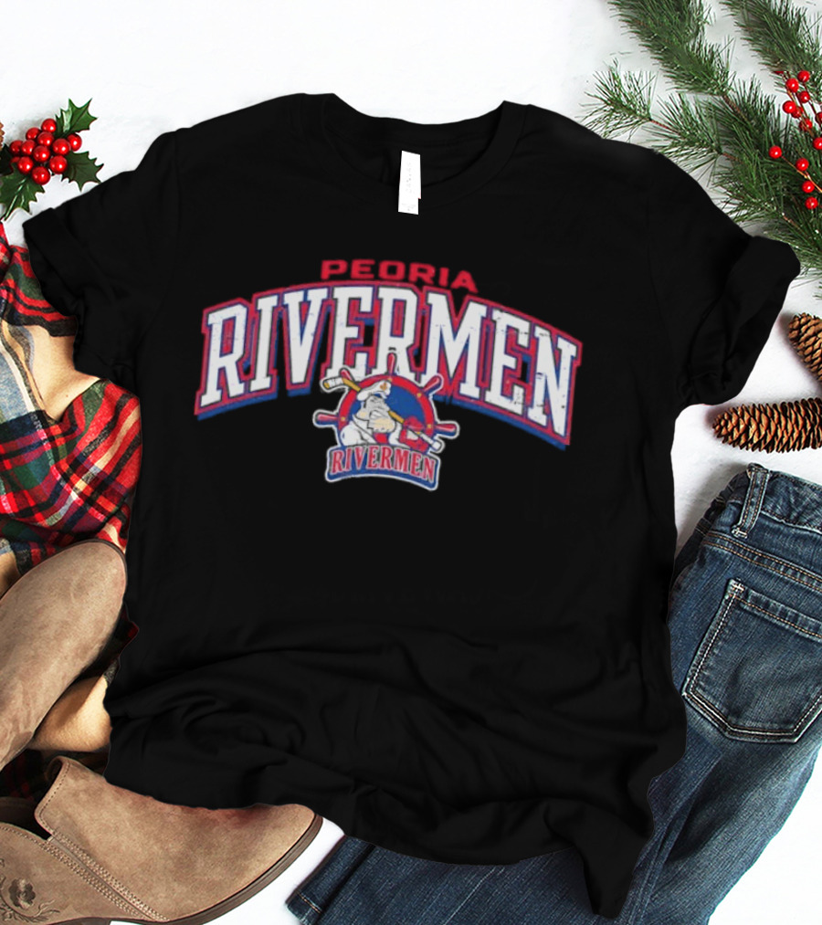 Peoria Rivermen Hockey Team Sports Merchandise Fan T-Shirt