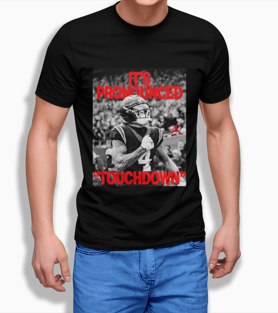 Tetairoa McMillan Carolina Panthers Jordan It's Pronounced Touchdown T-Shirt
