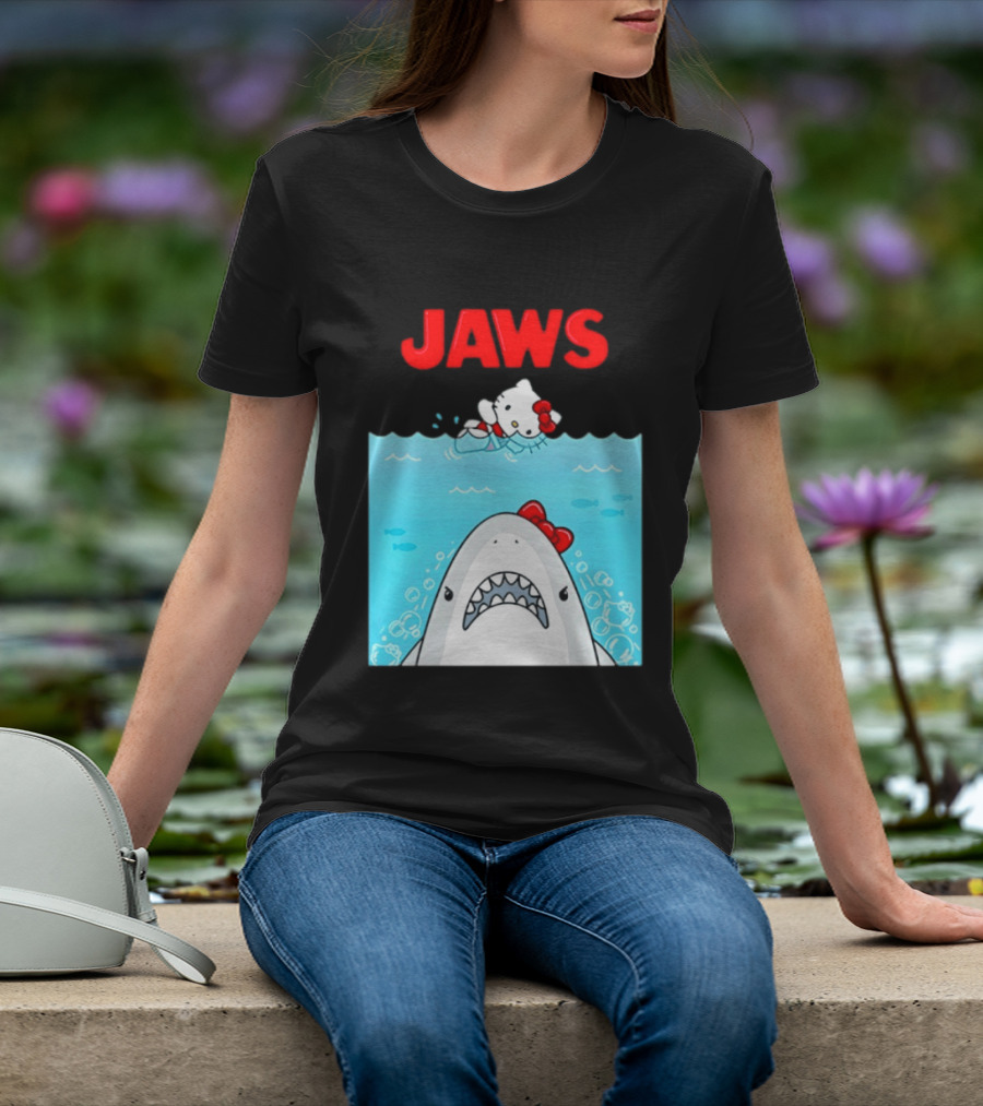 Hello Kitty Jaws Universal Studios Collaboration T-Shirt