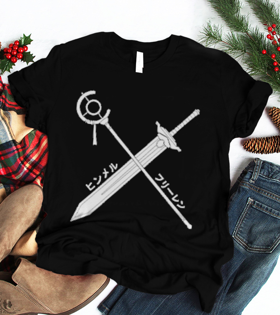 Himmel Frieren Sword Staff Japanese T-Shirt
