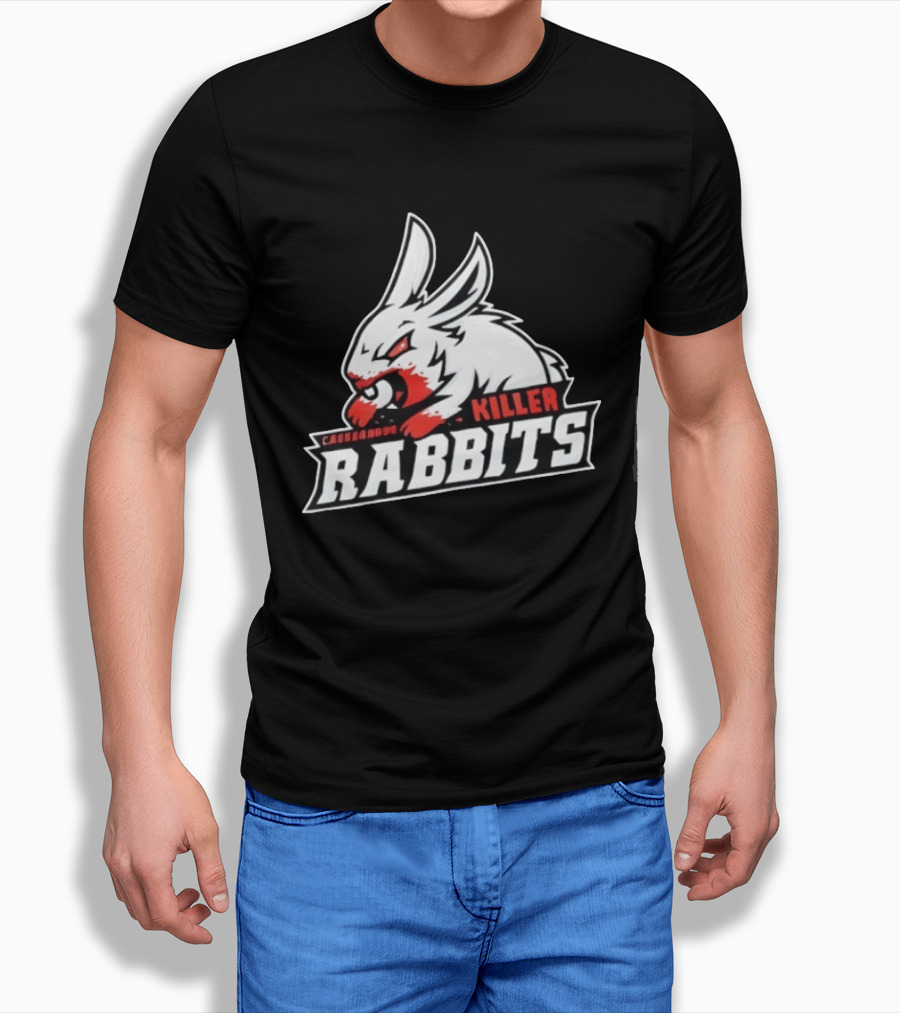 Caerbannog Killer Rabbits Bloody Bunny T-Shirt