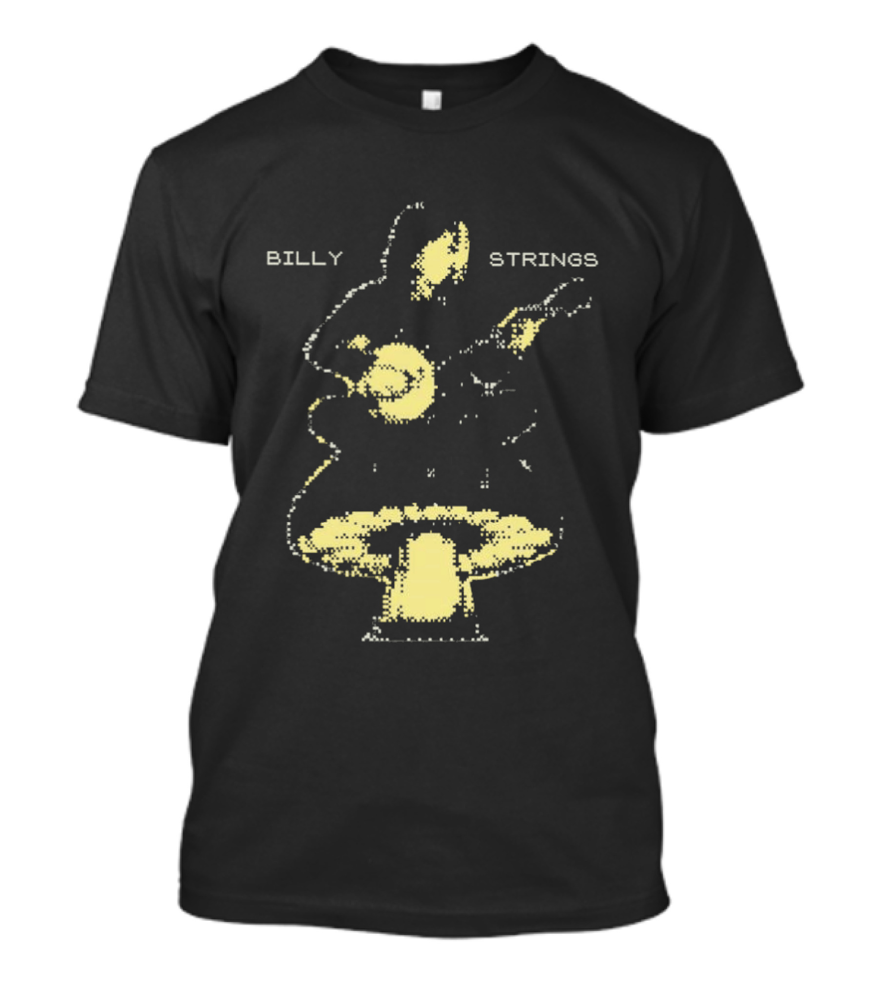 Billy Strings Winter 2026 Tour Banjo Rabbit Mushroom T-Shirt