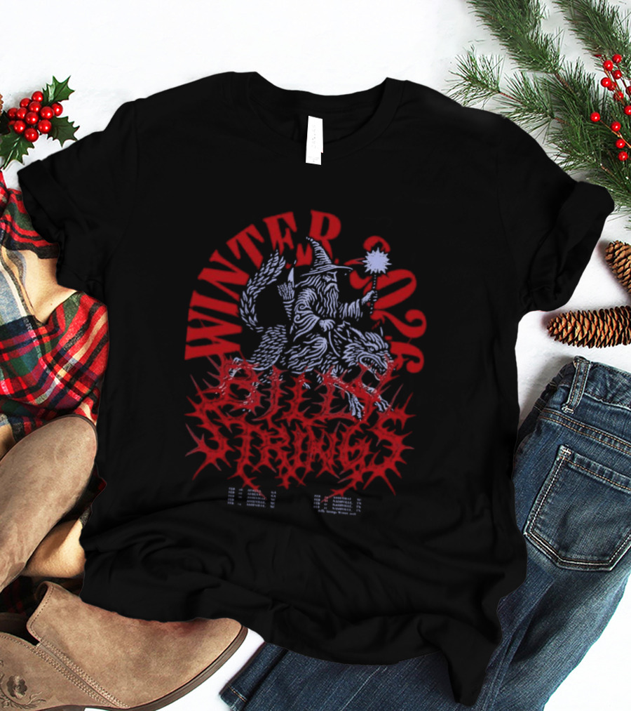 Billy Strings Winter 2026 Wizard Metal Tour T-Shirt