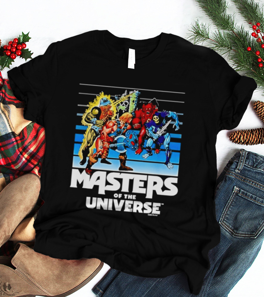 Masters Of The Universe He Man Skeletor And Characters Clash T-Shirt