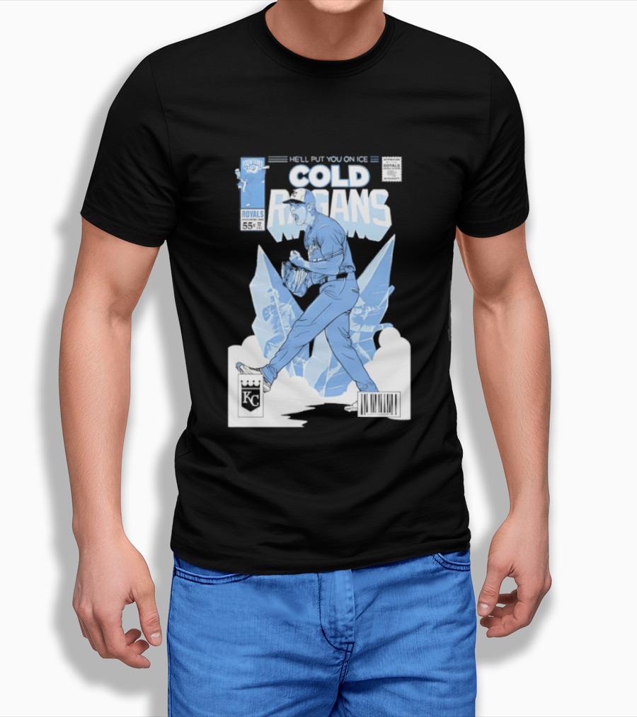 Kansas City Royals Cold Cole Ragans He'll Put You On Ice T-Shirt
