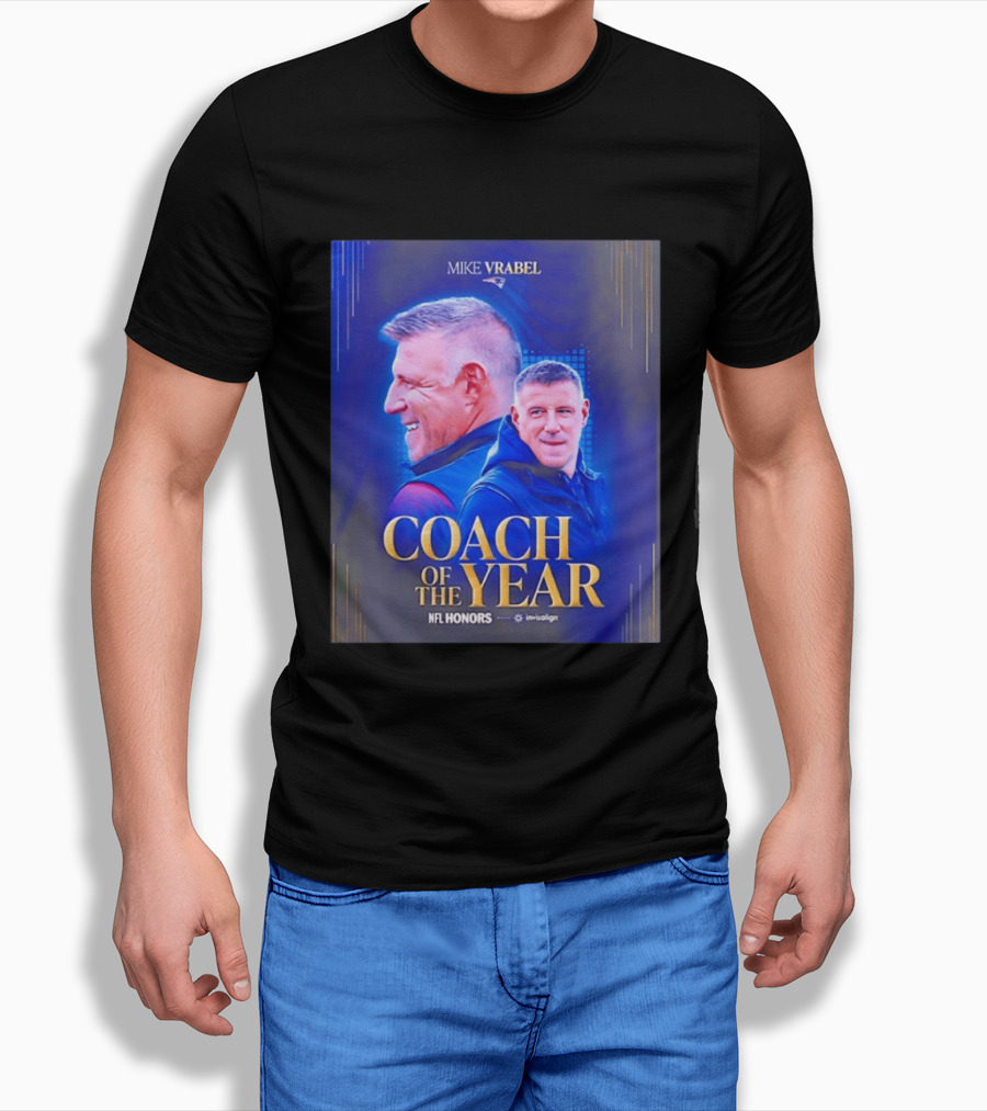 Mike Vrabel Coach Of The Year NFL Honors Patriots 2025 T-Shirt