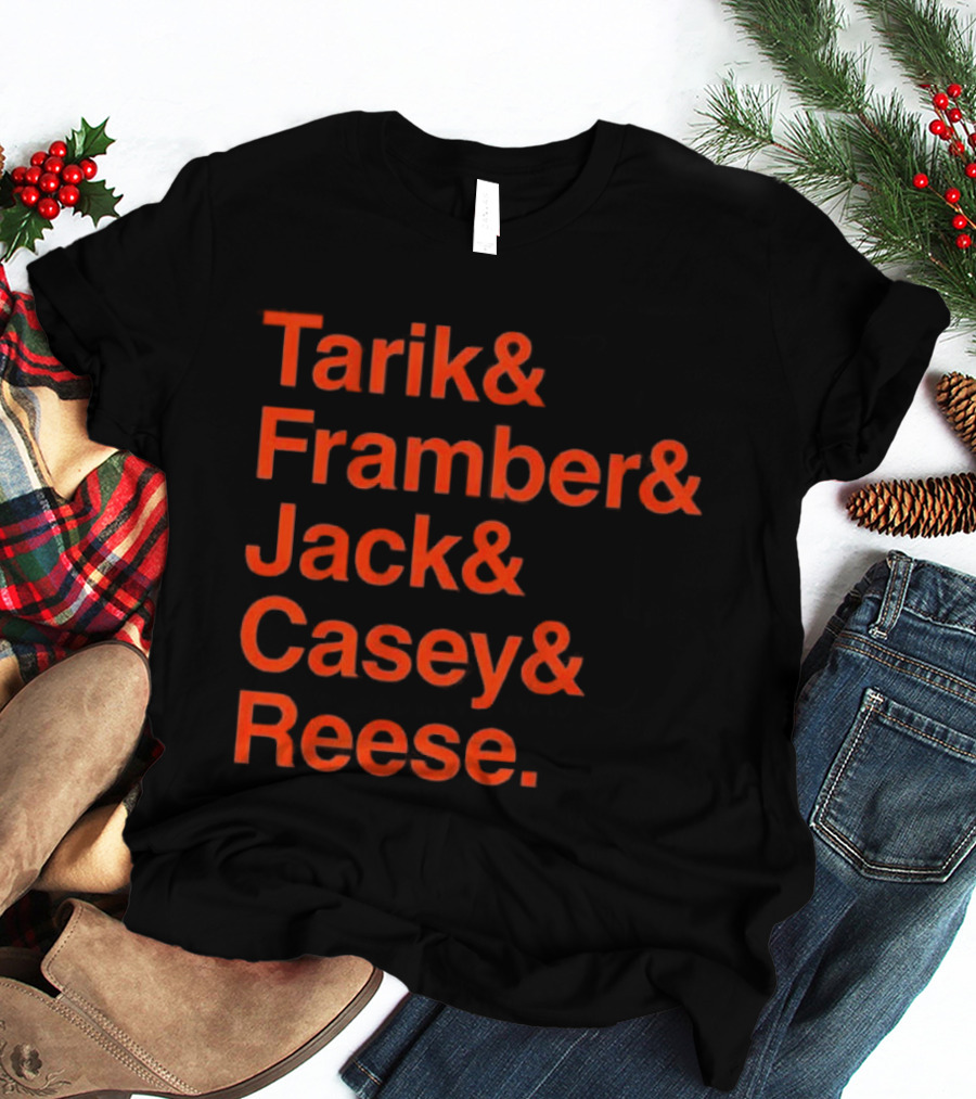 Detroit Tigers Tarik Framber Jack Casey Reese Player Names T-Shirt