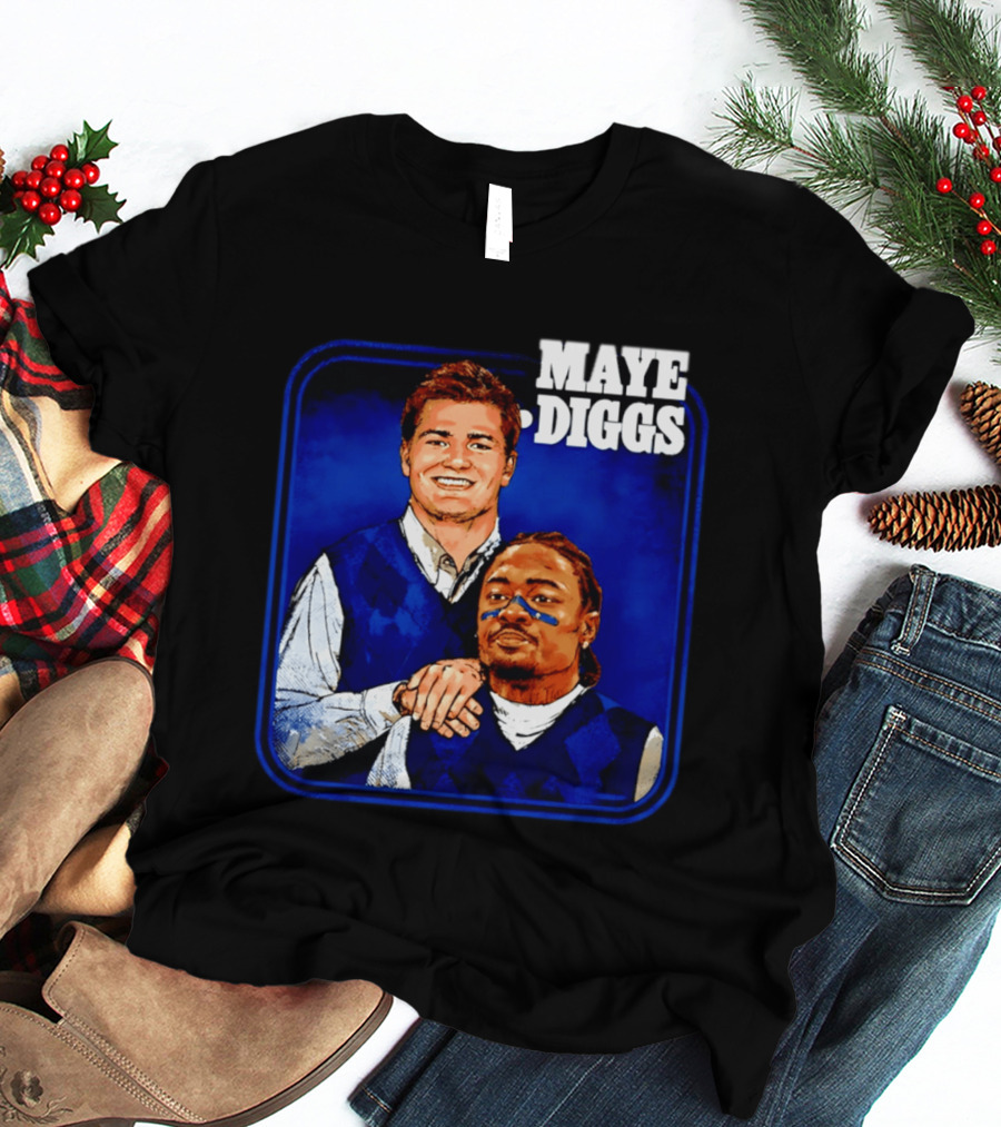 Drake Maye Stefon Diggs Step Brothers Comedy T-Shirt