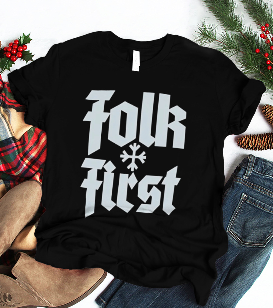 Folk First Snowflake T-Shirt