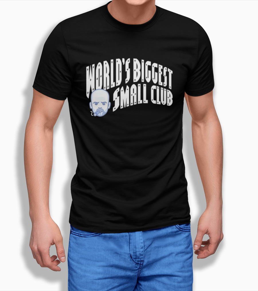 World's Biggest Small Club Pep Guardiola Smoking Pipe T-Shirt