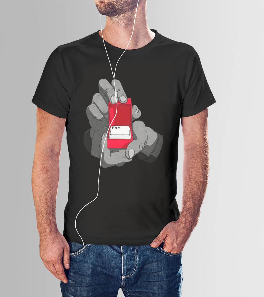 Red Box Proposal ESC Key Meme T-Shirt