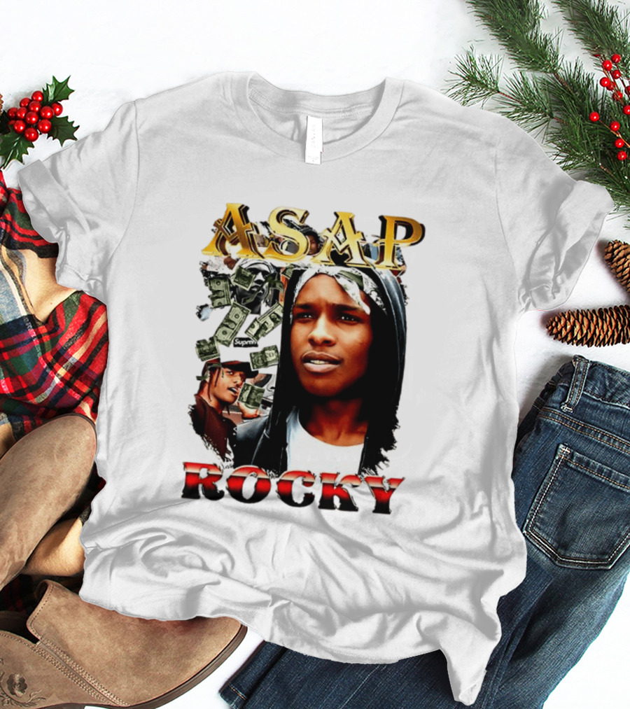 ASAP Rocky Supreme Dollar Money Music Lover T-Shirt