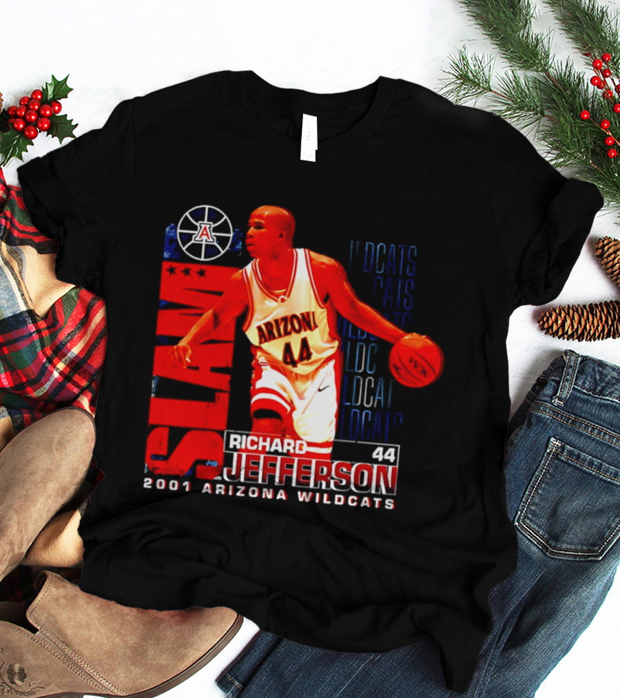 Richard Jefferson 2001 Arizona Wildcats Slam Dunk Wildcats T-Shirt