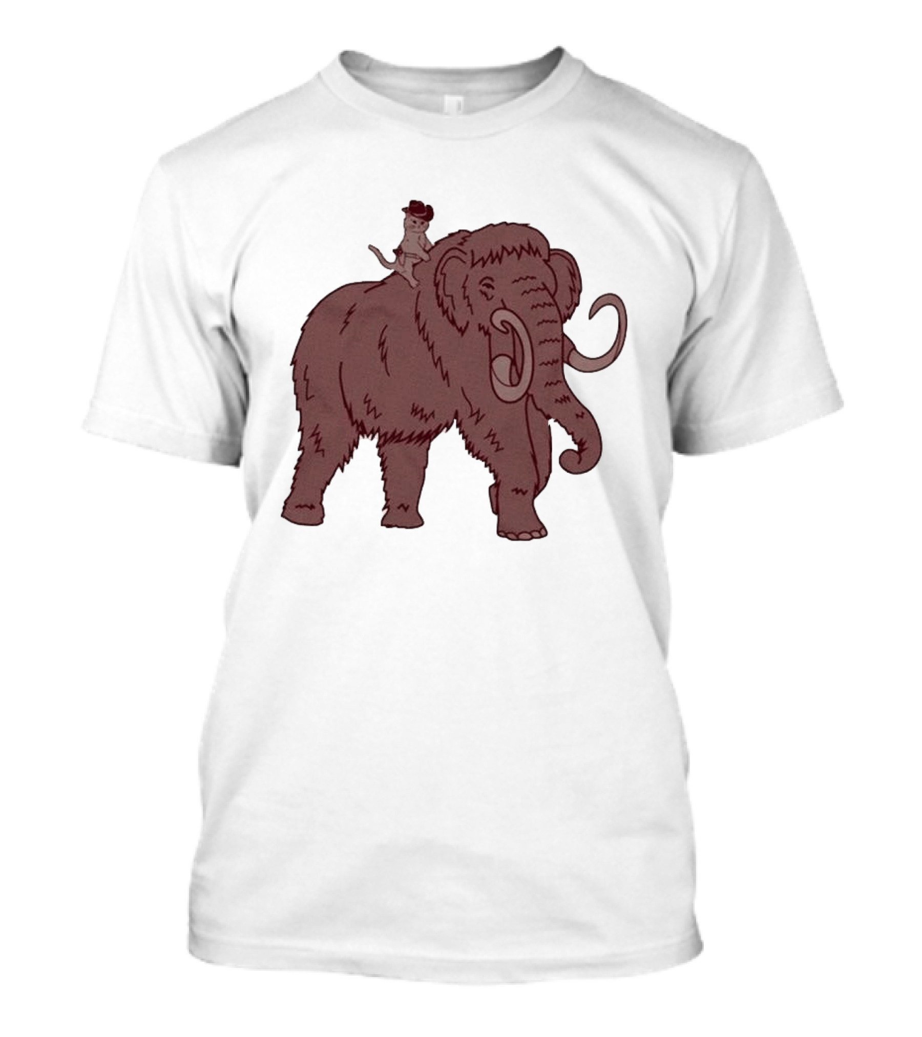 Gary Riding Mammoth Cowboy Adventure T-Shirt