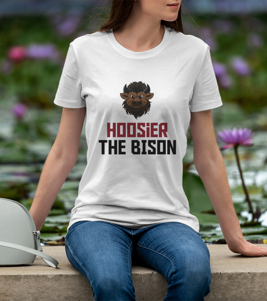Hoosier The Bison Indiana Squared Off T-Shirt