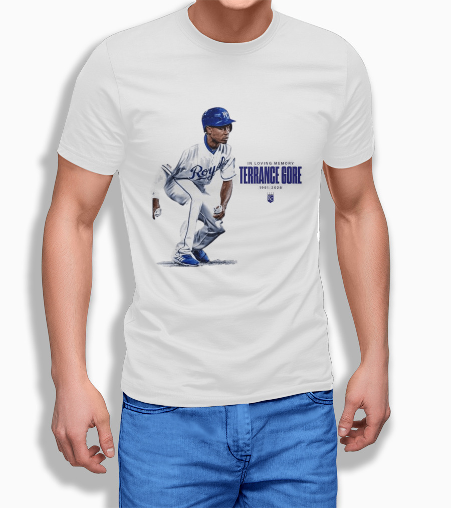 Kansas City Royals Terrance Gore 1991 2026 RIP In Loving Memory T-Shirt