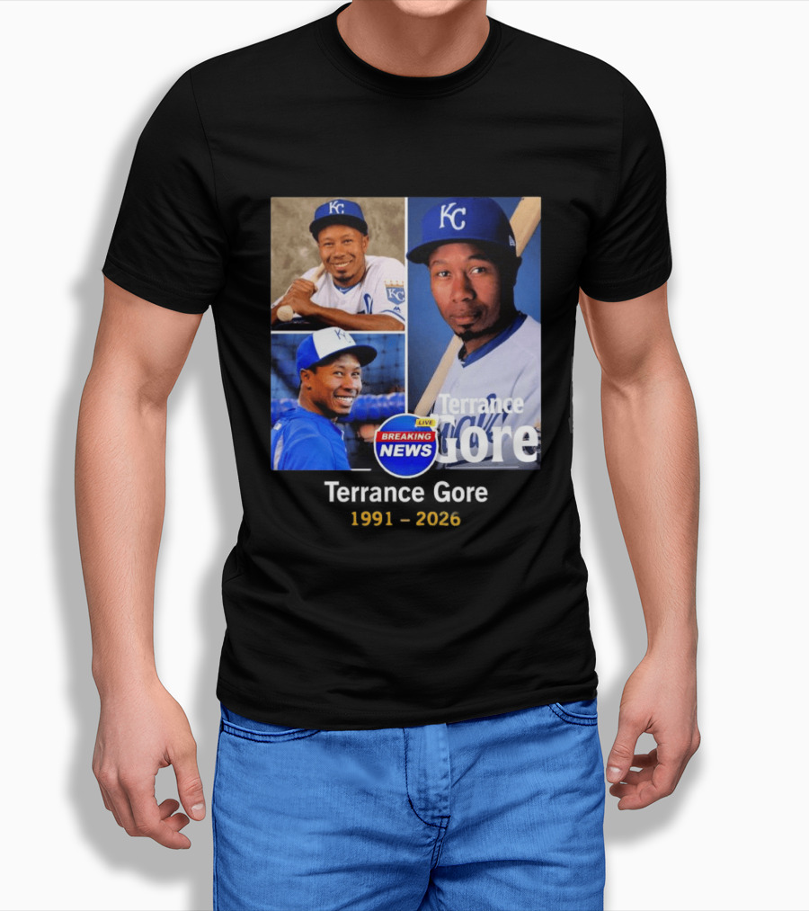 Terrance Gore Kansas City KC Breaking News 1991 2026 T-Shirt