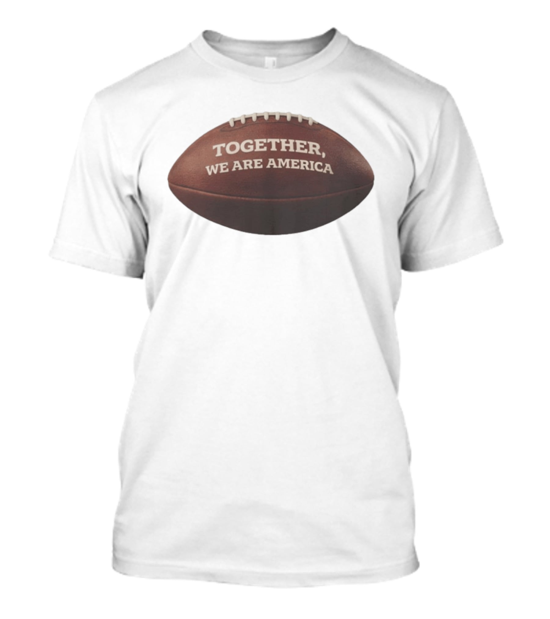 Together We Are America Football T-Shirt