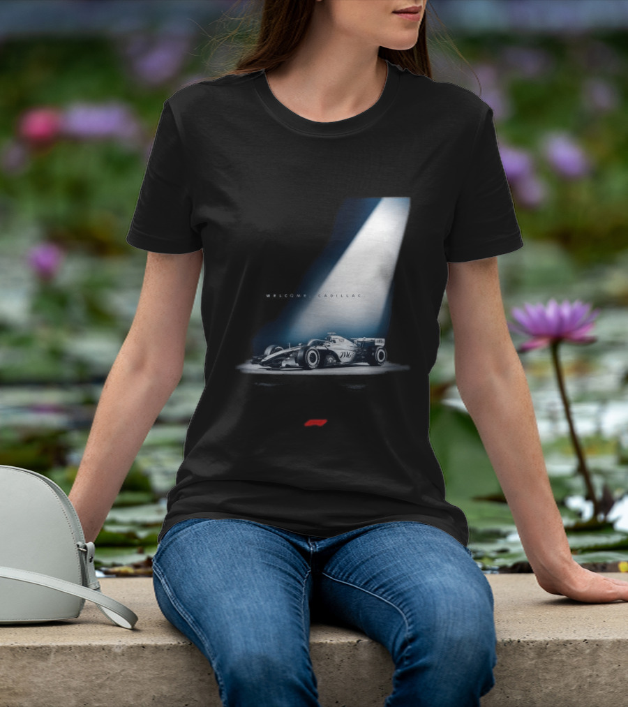 Welcome Cadillac F1 Team Formula 1 Racing Car Spotlight T-Shirt