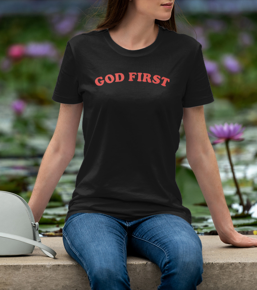 God First Bold Red T-Shirt
