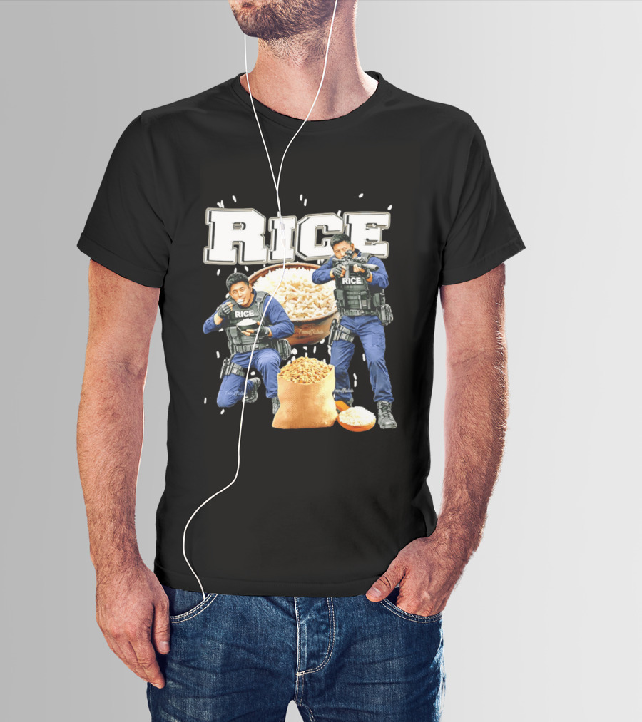 Rice Ice Police Tactical Humor T-Shirt