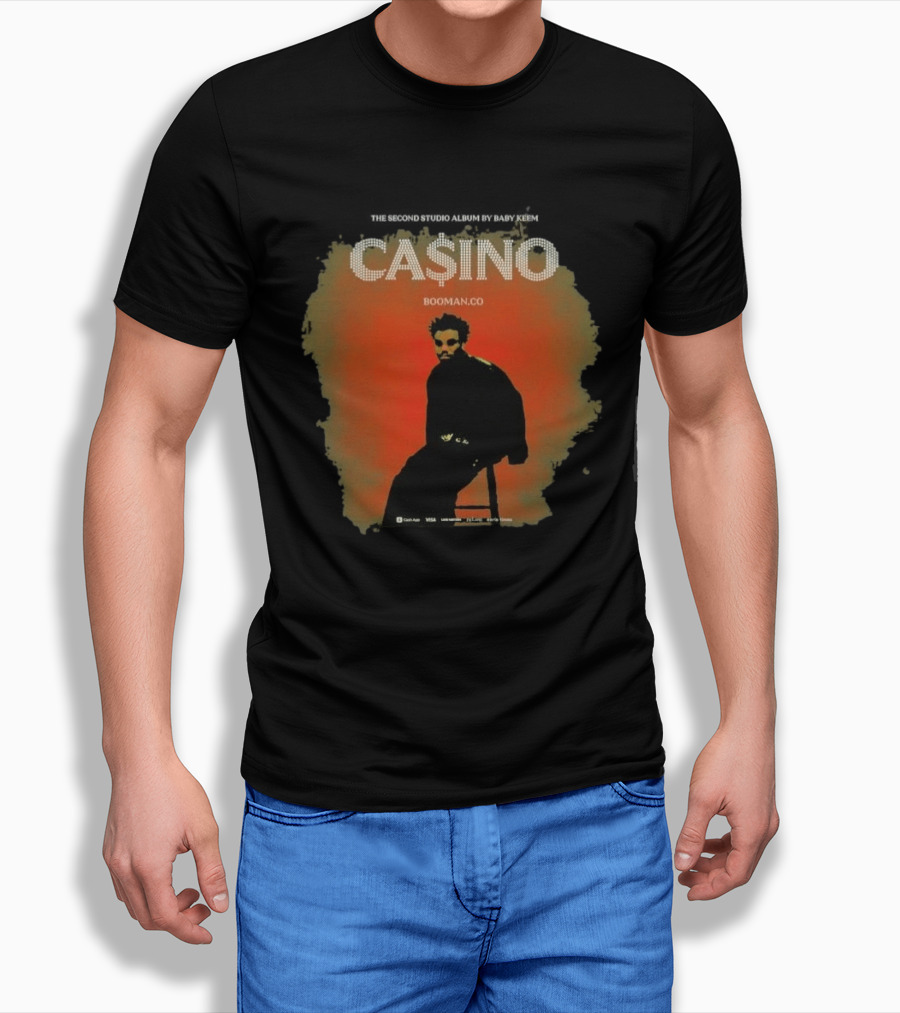 Baby Keem Casino Tour 2026 BOOMAN.CO T-Shirt
