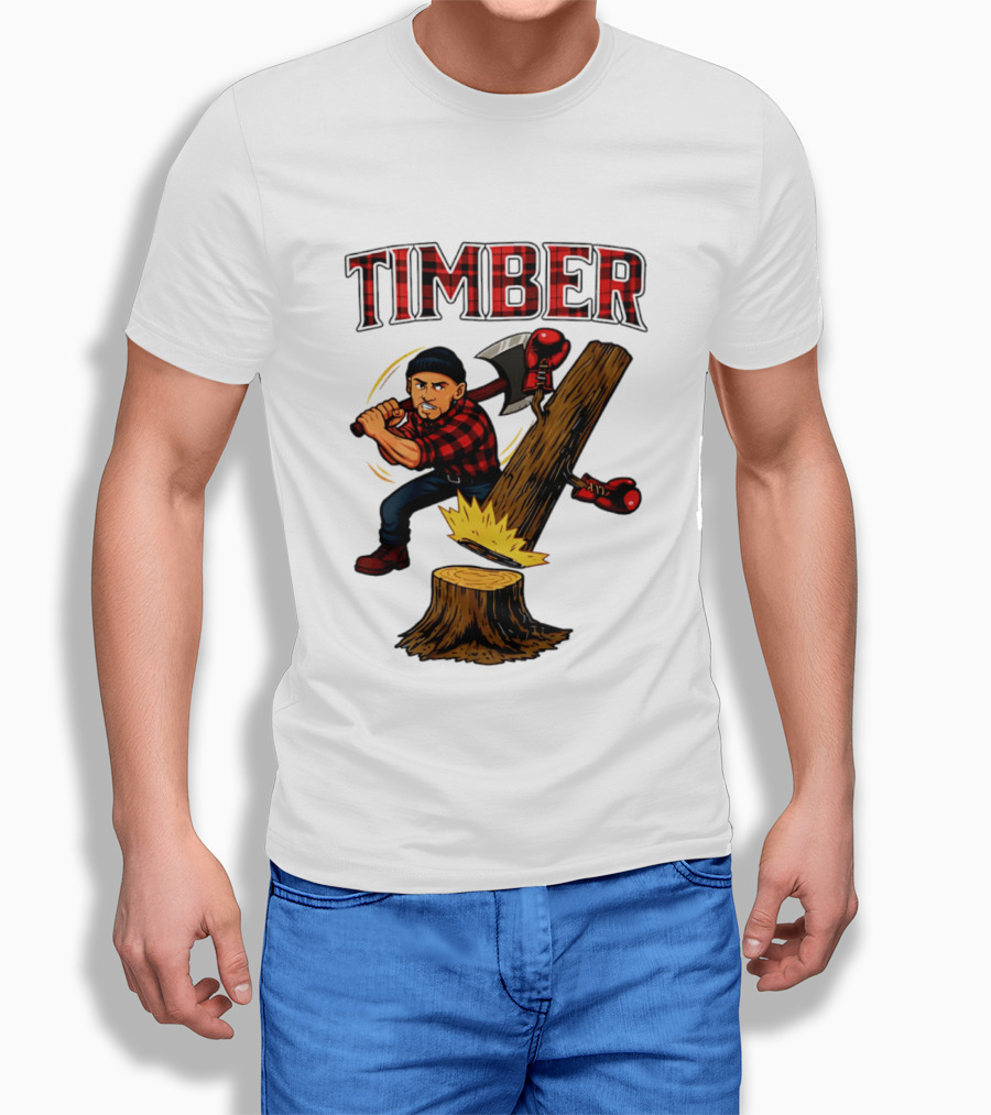 Keith Thurman Timber One Time Lumberjack Axe Boxing Gloves T-Shirt
