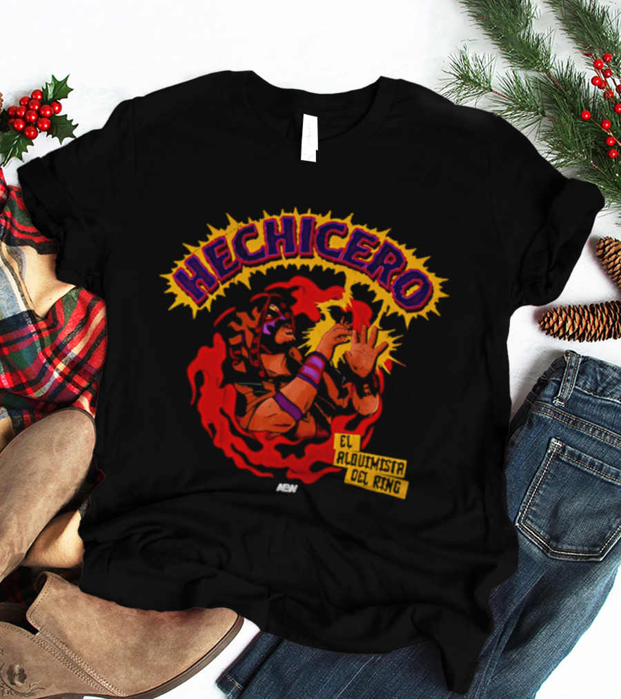 Hechicero Wizard El Alquimista Del Ring Luchador Magic Hands T-Shirt